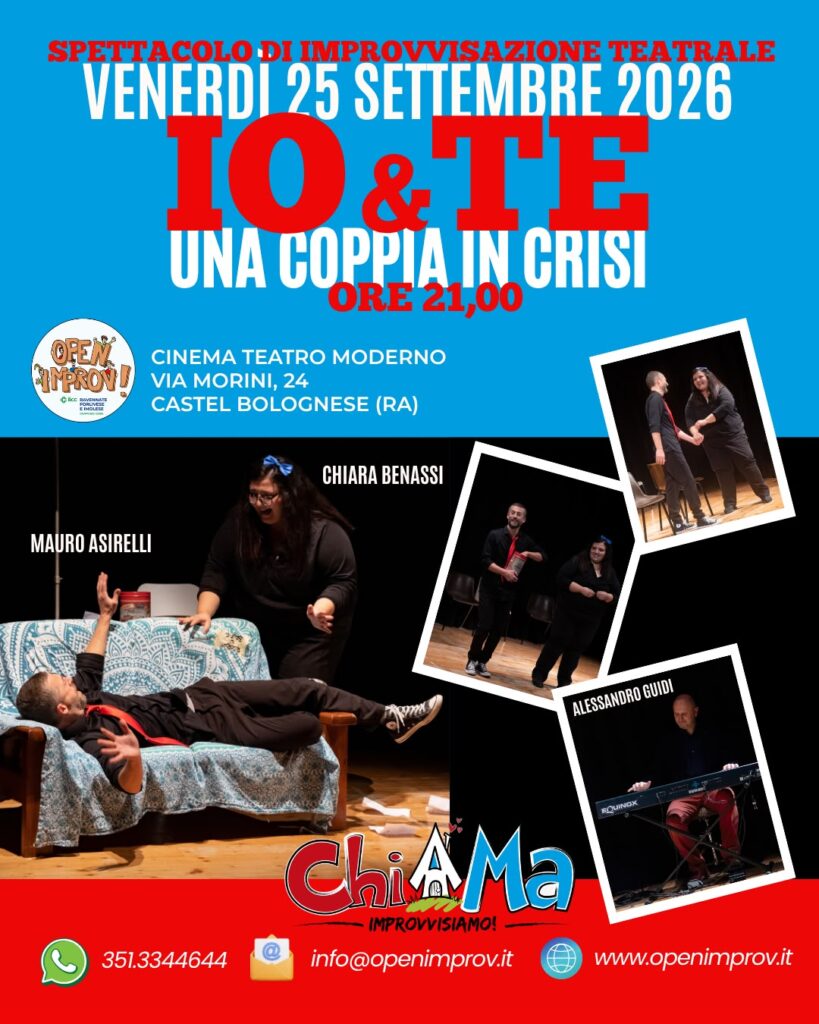 𝐈𝐨&𝐓𝐞 – Spettacolo di improvvisazione teatrale