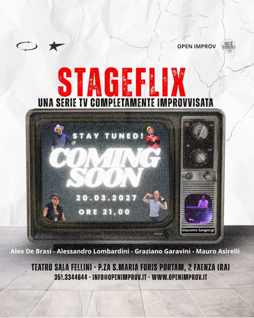 𝐒𝐭𝐚𝐠𝐞𝐅𝐥𝐢𝐱 – Spettacolo di improvvisazione teatrale
